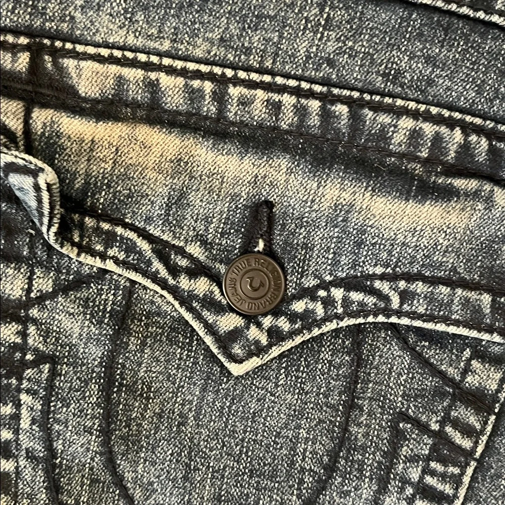 True Religion Ricky relaxed straight Dark Blue Denim Jeans